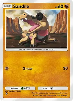 Pokémon-Karte Sandile 130/226