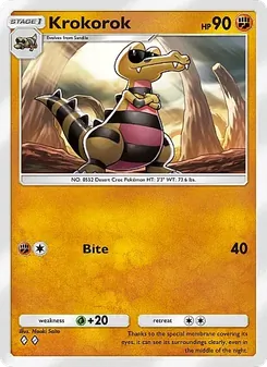 Pokémon-Karte Krokorok 131/226