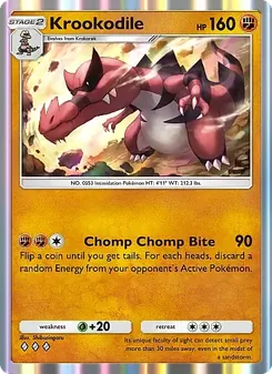 Pokémon-Karte Krookodile 132/226
