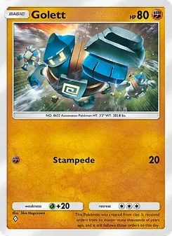 Pokémon-Karte Golett 135/226
