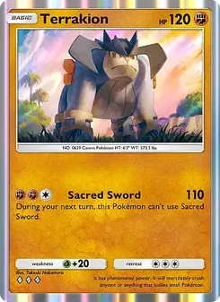 Pokémon-Karte Terrakion 137/226