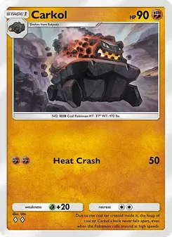 Pokémon-Karte Carkol 146/226