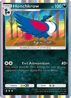 Pokémon-Karte Honchkrow 149/226