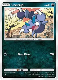 Pokémon-Karte Skorupi 152/226