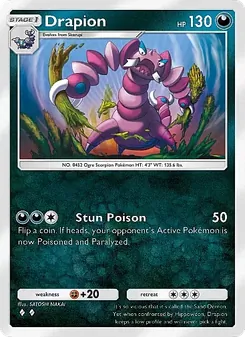 Pokémon-Karte Drapion 153/226