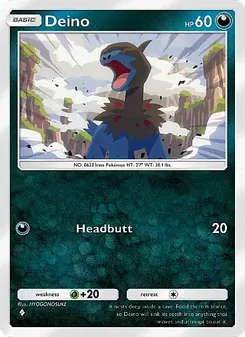 Pokémon-Karte Deino 155/226