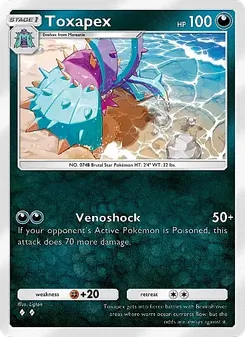 Pokémon-Karte Toxapex 162/226