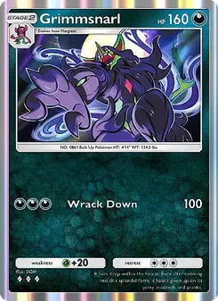 Pokémon-Karte Grimmsnarl 165/226