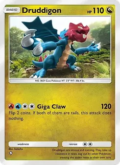 Pokémon-Karte Druddigon 176/226