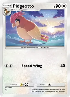 Pokémon-Karte Pidgeotto 181/226