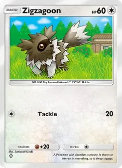 Pokémon-Karte Zigzagoon 188/226