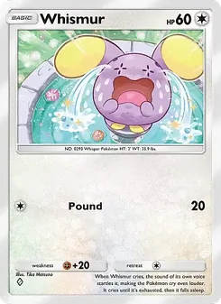 Pokémon-Karte Whismur 190/226