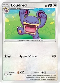 Pokémon-Karte Loudred 191/226
