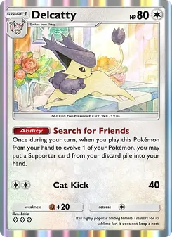 Pokémon-Karte Delcatty 194/226