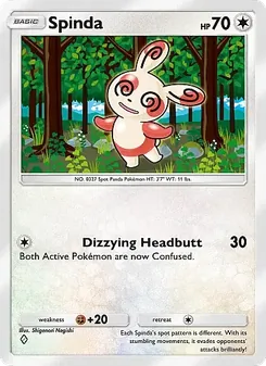 Pokémon-Karte Spinda 195/226