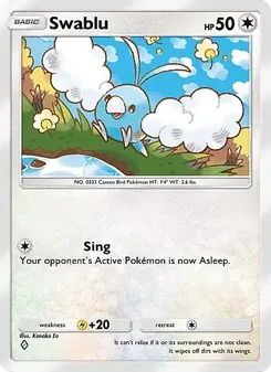 Pokémon-Karte Swablu 196/226