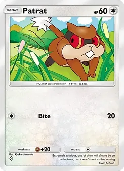 Pokémon-Karte Patrat 199/226