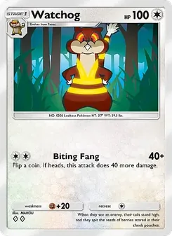 Pokémon-Karte Watchog 200/226