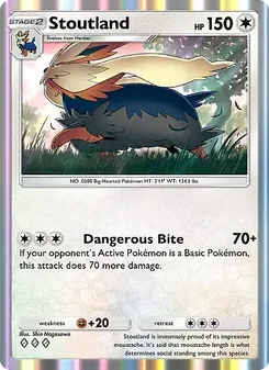 Pokémon-Karte Stoutland 203/226