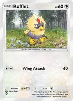 Pokémon-Karte Rufflet 204/226