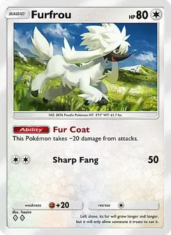 Pokémon-Karte Furfrou 206/226