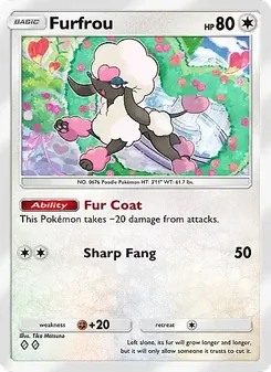 Pokémon-Karte Furfrou 207/226