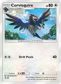 Pokémon-Karte Corvisquire 210/226