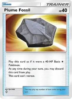 Pokémon-Karte Plume Fossil 214/226