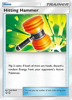 Pokémon-Karte Hitting Hammer 215/226