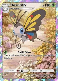 Pokémon-Karte Beautifly 227/226