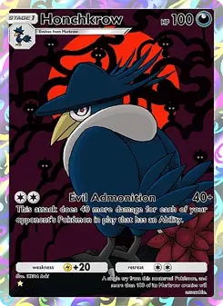 Pokémon-Karte Honchkrow 244/226