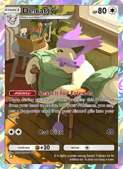Pokémon-Karte Delcatty 248/226