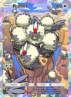 Pokémon-Karte Rufflet 250/226