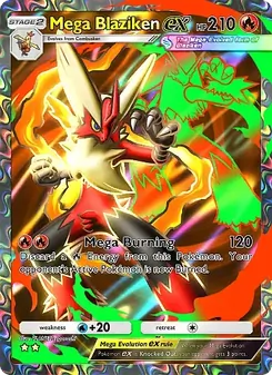 Pokémon-Karte Mega Blaziken ex 254/226