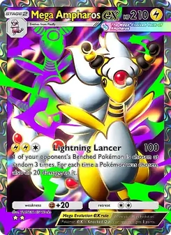 Pokémon-Karte Mega Ampharos ex 258/226