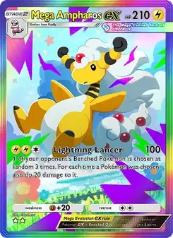 Pokémon-Karte Mega Ampharos ex 277/226