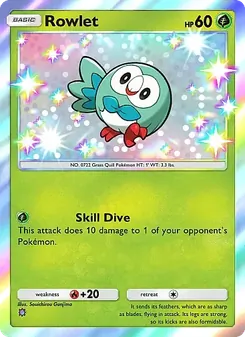 Pokémon-Karte Rowlet 290/226