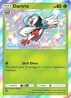 Pokémon-Karte Dartrix 291/226