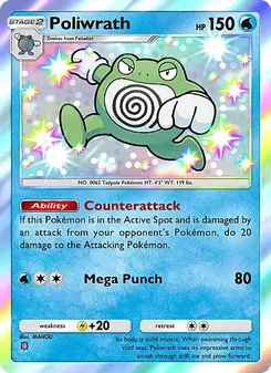 Pokémon-Karte Poliwrath 297/226