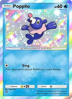 Pokémon-Karte Popplio 300/226