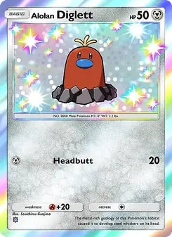 Pokémon-Karte Alolan Diglett 311/226