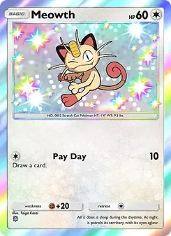 Pokémon-Karte Meowth 312/226