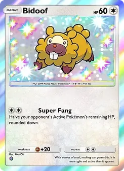 Pokémon-Karte Bidoof 316/226