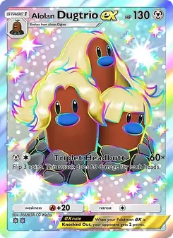 Pokémon-Karte Alolan Dugtrio ex 325/226