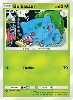 Pokémon-Karte Bulbasaur 001/069