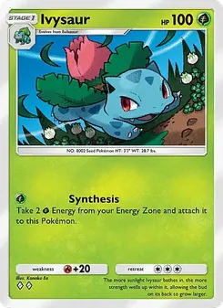 Pokémon-Karte Ivysaur 002/069