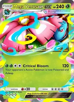 Pokémon-Karte Mega Venusaur ex 004/069