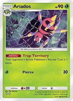 Pokémon-Karte Ariados 006/069
