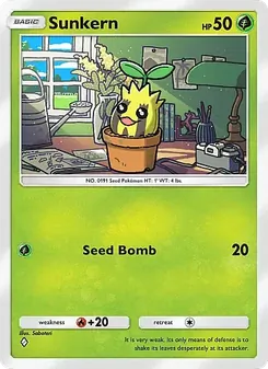 Pokémon-Karte Sunkern 007/069