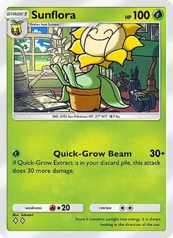 Pokémon-Karte Sunflora 008/069